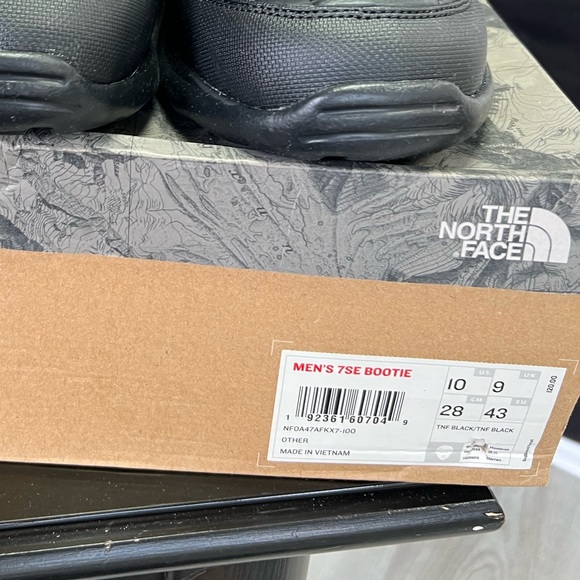 Black Northface Mens Bootie 7se 
